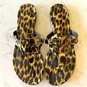 Leopard Tory Burch Sandals